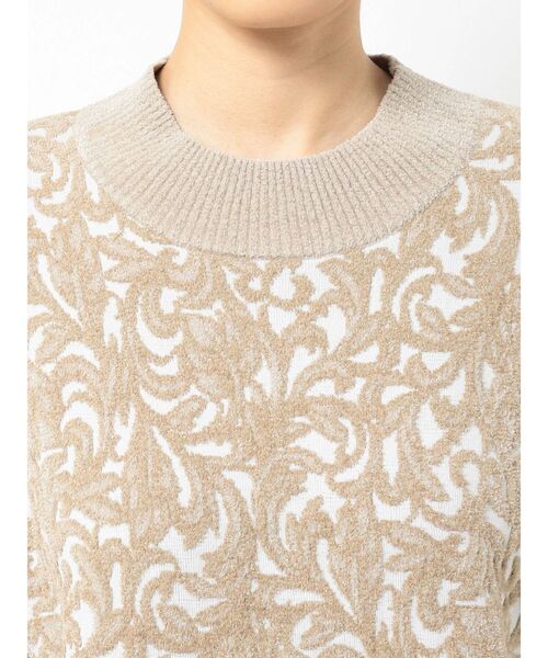 MURUA（ムルーア）の「モールジャガードドッキングシャツ（シャツ/ブラウス・レディース・アイボリー/ブラウン/ブラック・FREE）」の19枚目の写真