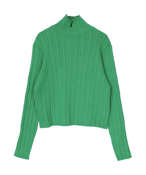 miette（ミエット）の「ｶｼﾐｱﾀｯﾁﾗﾝﾀﾞﾑﾘﾌﾞﾀｰﾄﾙﾆｯﾄ（ニット/セーター・レディース・ブラック/ブルー/グリーン/アイボリー・FREE）」の14枚目の写真