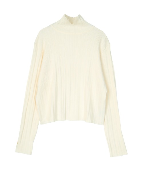 miette（ミエット）の「ｶｼﾐｱﾀｯﾁﾗﾝﾀﾞﾑﾘﾌﾞﾀｰﾄﾙﾆｯﾄ（ニット/セーター・レディース・ブラック/ブルー/グリーン/アイボリー・FREE）」の18枚目の写真