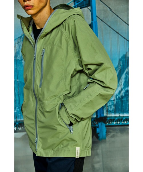 AlexanderLeeChang（アレキサンダーリーチャン）の「AlexanderLeeChang/アレキサンダーリーチャン YOSHI47 AMPHIBIOS SHELL マウンテンパーカー（マウンテンパーカー・メンズ・グレー/オレンジ/ブラック・4/3/2）」の2枚目の写真