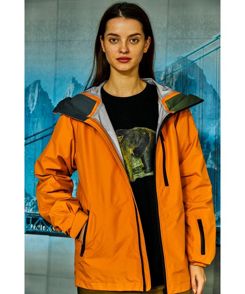 AlexanderLeeChang（アレキサンダーリーチャン）の「AlexanderLeeChang/アレキサンダーリーチャン YOSHI47 AMPHIBIOS SHELL マウンテンパーカー（マウンテンパーカー・メンズ・グレー/オレンジ/ブラック・4/3/2）」の3枚目の写真