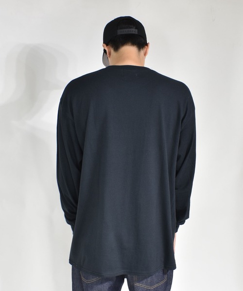 DOUBLE STEAL（ダブルスティール）の「3D DS Logo 長袖Tシャツ（Tシャツ/カットソー・メンズ・ブラック/サンドベージュ/ダークグリーン/ホワイト・MEDIUM/LARGE/X-LARGE）」の6枚目の写真