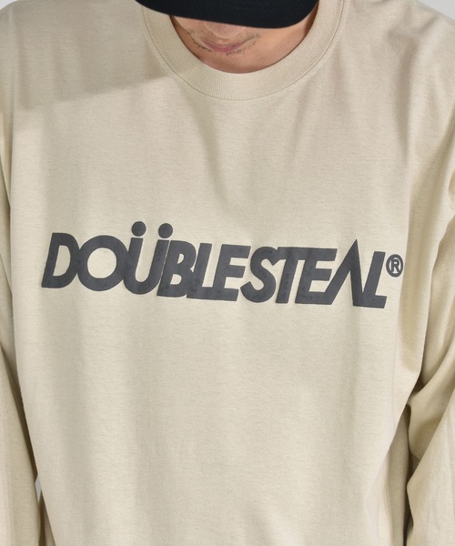 DOUBLE STEAL（ダブルスティール）の「3D DS Logo 長袖Tシャツ（Tシャツ/カットソー・メンズ・ブラック/サンドベージュ/ダークグリーン/ホワイト・MEDIUM/LARGE/X-LARGE）」の14枚目の写真