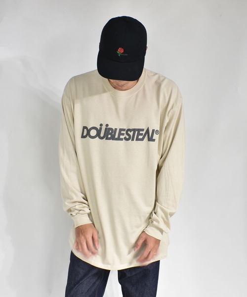 DOUBLE STEAL（ダブルスティール）の「3D DS Logo 長袖Tシャツ（Tシャツ/カットソー・メンズ・ブラック/サンドベージュ/ダークグリーン/ホワイト・MEDIUM/LARGE/X-LARGE）」の15枚目の写真