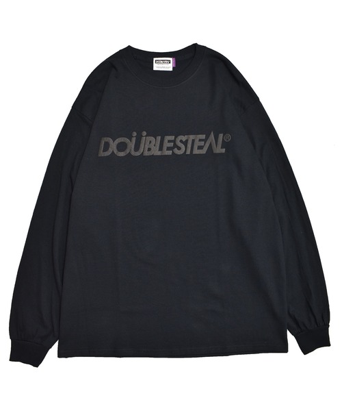 DOUBLE STEAL（ダブルスティール）の「3D DS Logo 長袖Tシャツ（Tシャツ/カットソー・メンズ・ブラック/サンドベージュ/ダークグリーン/ホワイト・MEDIUM/LARGE/X-LARGE）」の5枚目の写真
