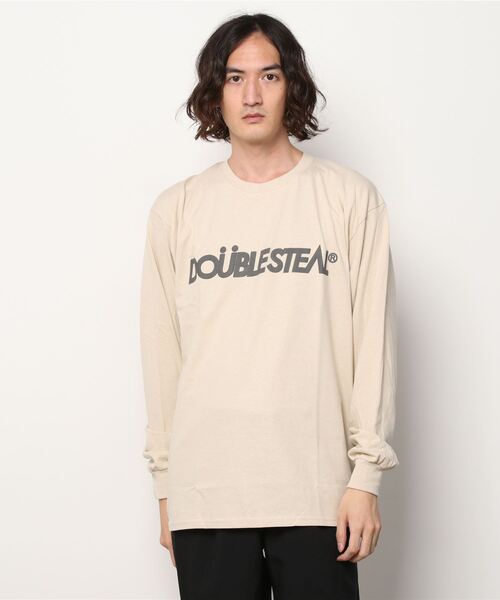 DOUBLE STEAL（ダブルスティール）の「3D DS Logo 長袖Tシャツ（Tシャツ/カットソー・メンズ・ブラック/サンドベージュ/ダークグリーン/ホワイト・MEDIUM/LARGE/X-LARGE）」の22枚目の写真