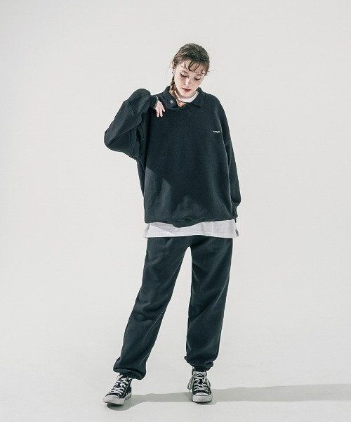 WV PROJECT（ダブリューブイプロジェクト）の「WV PROJECT(ダブリューブイプロジェクト)/JEJE LOUNGE SWEATPANTS/スウェットパンツ【セットアップ対応商品】（スウェットパンツ・レディース・ブラック/グレー/オートミール/ネイビー・XL/L/M）」の5枚目の写真