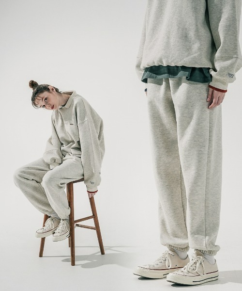 WV PROJECT（ダブリューブイプロジェクト）の「WV PROJECT(ダブリューブイプロジェクト)/JEJE LOUNGE SWEATPANTS/スウェットパンツ【セットアップ対応商品】（スウェットパンツ・レディース・ブラック/グレー/オートミール/ネイビー・XL/L/M）」の10枚目の写真