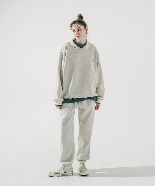 WV PROJECT（ダブリューブイプロジェクト）の「WV PROJECT(ダブリューブイプロジェクト)/JEJE LOUNGE SWEATPANTS/スウェットパンツ【セットアップ対応商品】（スウェットパンツ・レディース・ブラック/グレー/オートミール/ネイビー・XL/L/M）」の12枚目の写真