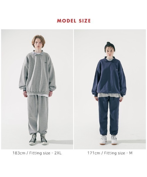 WV PROJECT（ダブリューブイプロジェクト）の「WV PROJECT(ダブリューブイプロジェクト)/JEJE LOUNGE SWEATPANTS/スウェットパンツ【セットアップ対応商品】（スウェットパンツ・レディース・ブラック/グレー/オートミール/ネイビー・XL/L/M）」の21枚目の写真