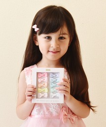 Mud Pie（マッドパイ）の「【Mud Pie/マッドパイ】リボン ヘアクリップ 10個セット（バレッタ/ヘアクリップ・キッズ）」