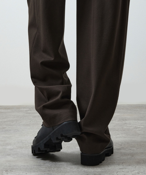 And A(アンドエー)の「PADRONE パドローネ / TYROLEAN SHOES with Chunky Sole チロリアンシューズ(チャンキーソール) トラックソール / PU8759-2402(モカシン/デッキシューズ・メンズ・ブラック・41/42/40)」の18枚目の写真