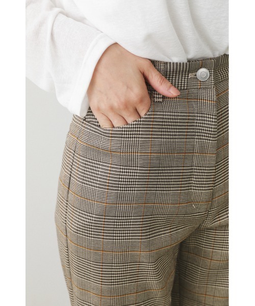 SHEL'TTER ORIGINAL（シェルターオリジナル）の「ツイルチェックパンツ（その他パンツ・レディース・ホワイト系その他/ベージュ系その他/イエロー・SMALL/MEDIUM）」の6枚目の写真