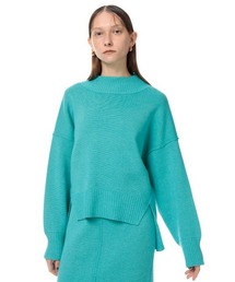 SLY | MOCK NECK SIDE SLIT TOPS/サイドスリットトップス(ニット/セーター)