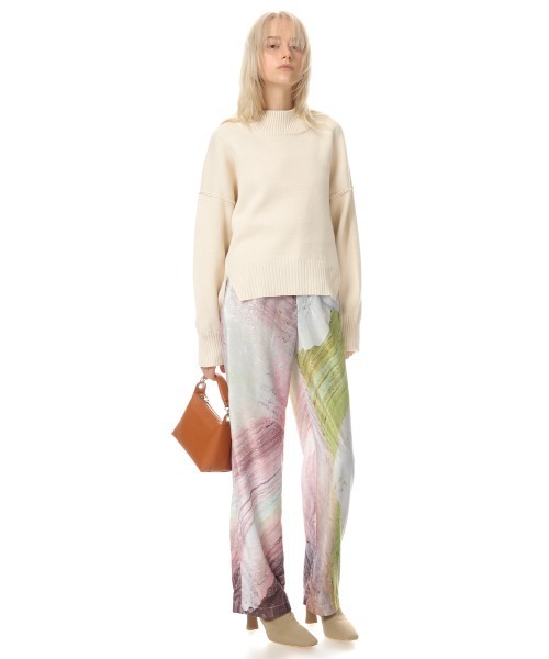 SLY（スライ）の「MOCK NECK SIDE SLIT TOPS サイド スリット トップス