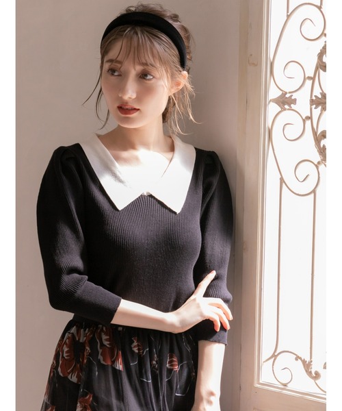 fifth（フィフス）の「ベロアカチューシャ（その他ヘアアクセサリー・レディース・ブラック/ブラウン/ボルドー・FREE）」の4枚目の写真