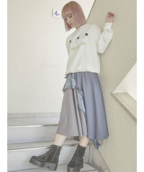 merry jenny（メリージェニー）の「PRETTY PUPPY トレーナー（スウェット・レディース・オフホワイト/ブラック・FREE）」の17枚目の写真