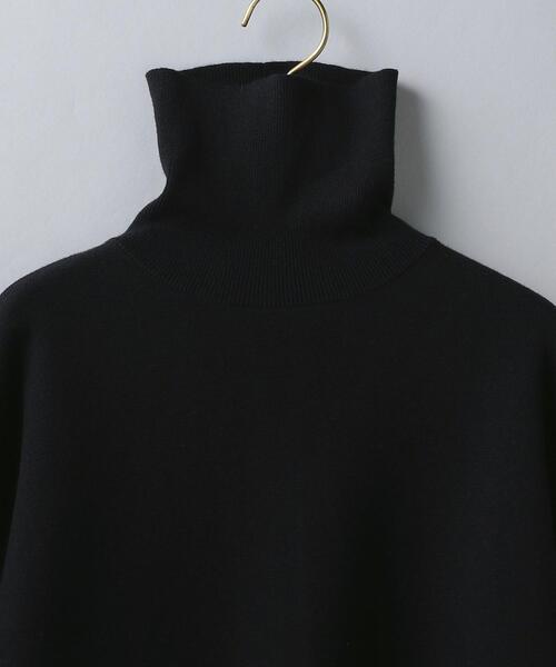 6(ロク)の「<6(ROKU)>COTTON WOOL RIB TURTLE NECK PULLOVER/ニット(ニット/セーター・レディース・ホワイト/ブラック・FREE)」の8枚目の写真