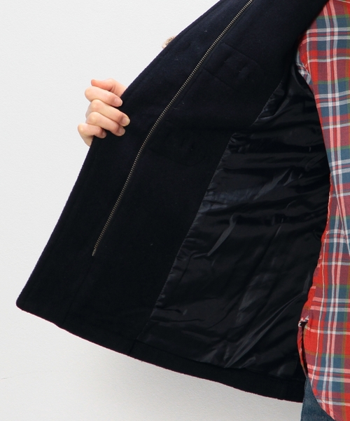 coen（コーエン）の「メルトンショートダッフルコート（ダッフルコート・レディース・ブラック/ネイビー/ベージュ・MEDIUM/LARGE）」の19枚目の写真
