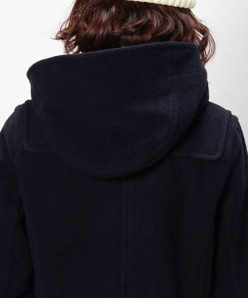 coen（コーエン）の「メルトンショートダッフルコート（ダッフルコート・レディース・ブラック/ネイビー/ベージュ・MEDIUM/LARGE）」の20枚目の写真