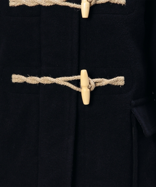 coen（コーエン）の「メルトンショートダッフルコート（ダッフルコート・レディース・ブラック/ネイビー/ベージュ・MEDIUM/LARGE）」の11枚目の写真