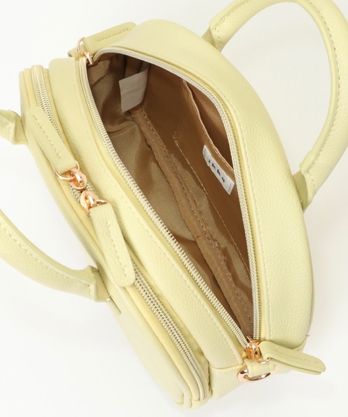 ikka（イッカ）の「お財布ボストンショルダーバッグ（ショルダーバッグ・レディース・ブラック/オフホワイト/イエロー・FREE）」の10枚目の写真