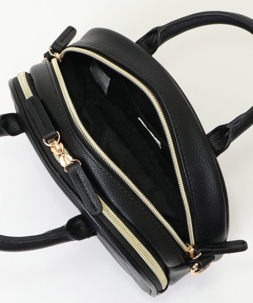 ikka（イッカ）の「お財布ボストンショルダーバッグ（ショルダーバッグ・レディース・ブラック/オフホワイト/イエロー・FREE）」の18枚目の写真