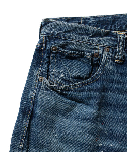 WAREHOUSE(ウエアハウス)の「【予約・イベント限定】WAREHOUSE × BEAMS PLUS / 別注Lot. 1001xx Multi Paint(デニムパンツ・メンズ・インディゴブルー・29inch/31inch/34inch/32inch/36inch/33inch/30inch/28inch/38inch)」の8枚目の写真