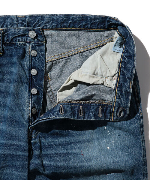 WAREHOUSE(ウエアハウス)の「【予約・イベント限定】WAREHOUSE × BEAMS PLUS / 別注Lot. 1001xx Multi Paint(デニムパンツ・メンズ・インディゴブルー・29inch/31inch/34inch/32inch/36inch/33inch/30inch/28inch/38inch)」の5枚目の写真