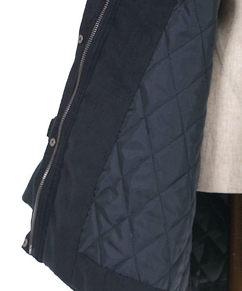 axes femme（アクシーズファム）の「フード付ミドル丈モッズコート（モッズコート・レディース・ネイビー/ベージュ/カーキ・MEDIUM/LARGE）」の22枚目の写真