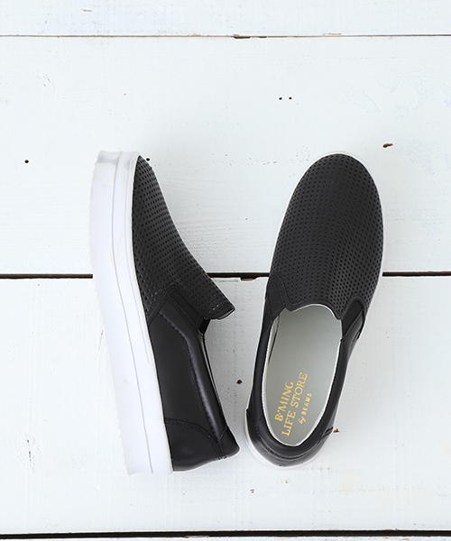 B:MING by BEAMS（ビーミングバイビームス）の「＜InRed 6月号掲載＞ビーミング by ビームス / プラットフォーム スリッポン（スニーカー・レディース・ホワイト/ブラック/ゴールド/その他・36/39/37/38）」の18枚目の写真