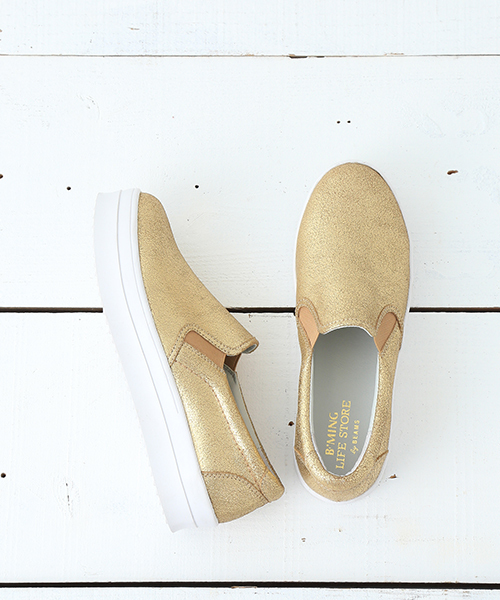 B:MING by BEAMS（ビーミングバイビームス）の「＜InRed 6月号掲載＞ビーミング by ビームス / プラットフォーム スリッポン（スニーカー・レディース・ホワイト/ブラック/ゴールド/その他・36/39/37/38）」の19枚目の写真