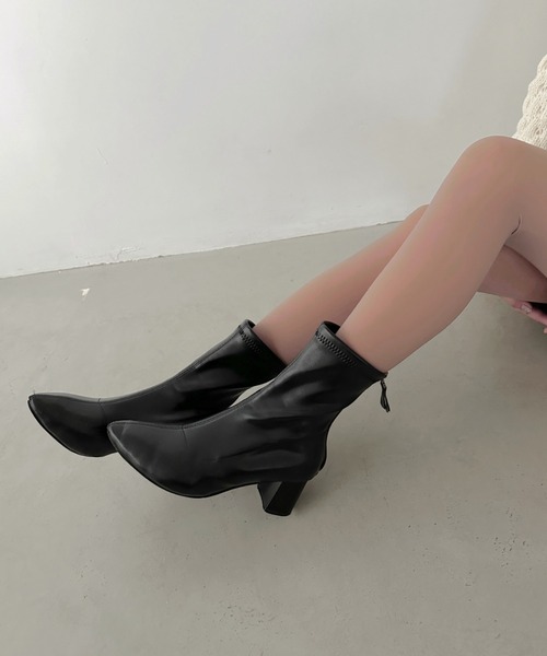 CLEA(クレア)の「フェイクストッキングあったかタイツ(タイツ/ストッキング・レディース・ブラック/ブラウン/グレー・FREE)」の4枚目の写真