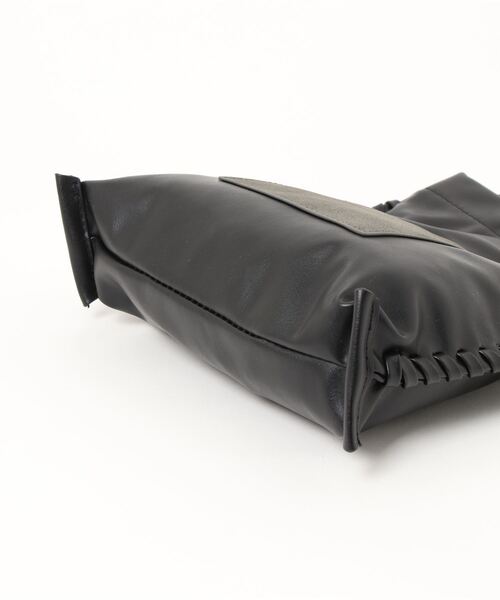 HONEYSUCKLE ROSE（ハニーサックルローズ）の「【HONEYSUCKLE ROSE】カガリステッチショルダー（ショルダーバッグ・レディース・ブラック/オフホワイト・ONE SIZE）」の3枚目の写真