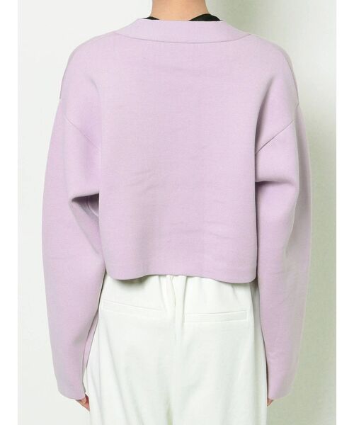 ELENDEEK（エレンディーク）の「Wフェイスショートカーディガン（カーディガン/ボレロ・レディース・ベージュ/グリーン/ラベンダー/オフホワイト・FREE）」の19枚目の写真