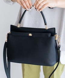 VitaFelice | 2スペース2wayコンビカラーバッグ(ハンドバッグ)