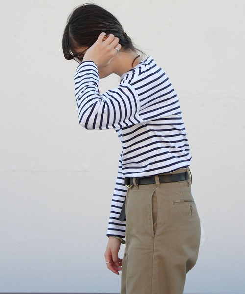 C476【Croftu0026Barrow】長袖ネルシャツ【メンズM】ブラウン系