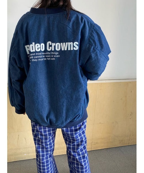 RODEO CROWNS WIDE BOWL(ロデオクラウンズワイドボウル)の「スプリングビッグブルゾン(ブルゾン・レディース・ブラック/ブルー/ライトカーキ・FREE)」の21枚目の写真