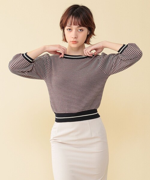 deicy - ２ｗａｙボーダーセットニット DEICY（デイシー）の「2WAYボーダープルオーバー（ニット/セーター