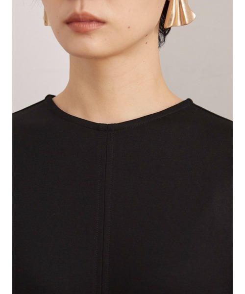 armonia（アルモニーア）の「armonia.デザイン袖ワンピース（ワンピース・レディース・ブラック/オフホワイト・FREE）」の5枚目の写真