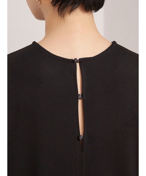 armonia（アルモニーア）の「armonia.デザイン袖ワンピース（ワンピース・レディース・ブラック/オフホワイト・FREE）」の16枚目の写真