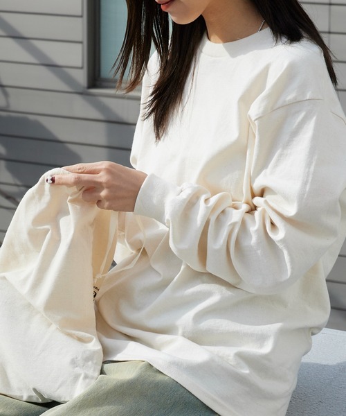 GILDAN(ギルダン)の「【お気に入り数6万人突破】GILDAN / ギルダン 6.0オンス USA ウルトラコットン ビッグシルエット クルーネック リブロングスリーブTシャツ 長袖 2026年春夏(Tシャツ/カットソー・レディース・ナチュラル/ホワイト/ブラック/グレー/イエロー/ネイビー/アッシュグレー/ライトブルー/チャコール/ダークブラウン/オリーブ/オレンジ/ライム/パープル/レッド系その他/マルーン/グリーン系その他/グリーン系その他2/ライトピンク/インディゴブルー/ゴールド/ライトブラウン/グレー系その他・2XL/L/S/XL/M/3XL)」の9枚目の写真