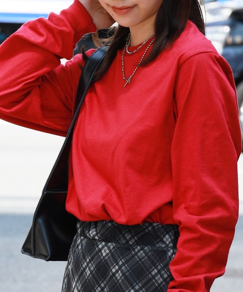 GILDAN(ギルダン)の「【お気に入り数6万人突破】GILDAN / ギルダン 6.0オンス USA ウルトラコットン ビッグシルエット クルーネック リブロングスリーブTシャツ 長袖 2026年春夏(Tシャツ/カットソー・レディース・ナチュラル/ホワイト/ブラック/グレー/イエロー/ネイビー/アッシュグレー/ライトブルー/チャコール/ダークブラウン/オリーブ/オレンジ/ライム/パープル/レッド系その他/マルーン/グリーン系その他/グリーン系その他2/ライトピンク/インディゴブルー/ゴールド/ライトブラウン/グレー系その他・2XL/L/S/XL/M/3XL)」の20枚目の写真