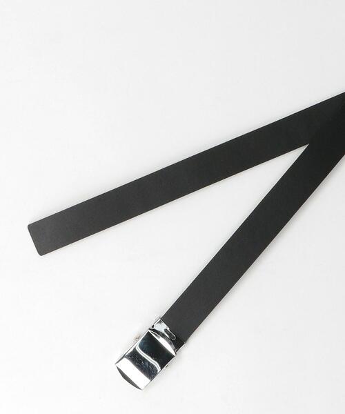 BEAUTY&YOUTH UNITED ARROWS(ビューティーアンドユースユナイテッドアローズ)の「BY レザー ガチャベルト(ベルト・レディース・ホワイト/ブラック・FREE)」の3枚目の写真