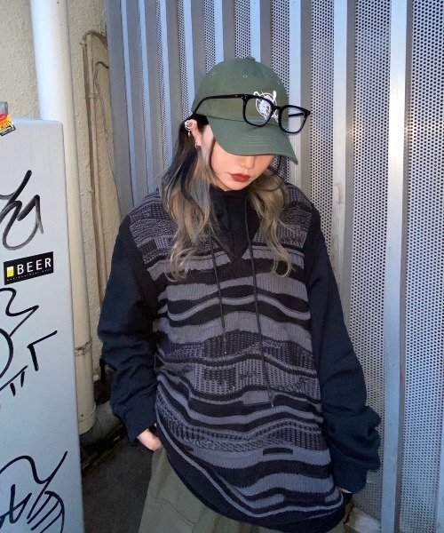 Chikashitsu +(チカシツプラス)の「【Chikashitsu +/チカシツプラス】2021 clear sunglasses 03/クリア眼鏡 メガネ 黒縁眼鏡 黒縁メガネ サングラス(メガネ・メンズ・ブラック・ONE SIZE)」の6枚目の写真