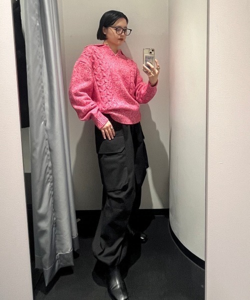 Chikashitsu +(チカシツプラス)の「【Chikashitsu +/チカシツプラス】2021 clear sunglasses 03/クリア眼鏡 メガネ 黒縁眼鏡 黒縁メガネ サングラス(メガネ・メンズ・ブラック・ONE SIZE)」の12枚目の写真