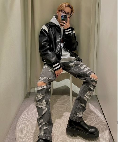 Chikashitsu +(チカシツプラス)の「【Chikashitsu +/チカシツプラス】2021 clear sunglasses 03/クリア眼鏡 メガネ 黒縁眼鏡 黒縁メガネ サングラス(メガネ・メンズ・ブラック・ONE SIZE)」の20枚目の写真