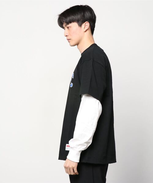 FTC（エフティーシー）の「LAYERED L/S TOP（Tシャツ/カットソー・メンズ・ホワイト/ブラック/ネイビー/オレンジ・SMALL/MEDIUM/LARGE/X-LARGE）」の7枚目の写真