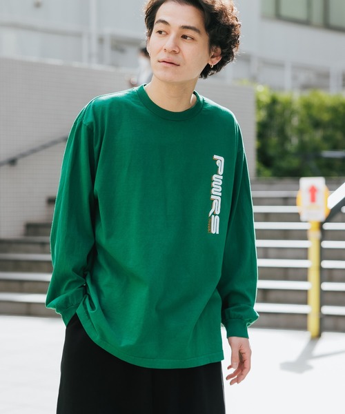 POWERS（パワーズ）の「POWERS/パワーズ PRAYPRAYPRAY LS TEE ロゴロンT ロングスリーブ ワンポイント 長袖（Tシャツ/カットソー・メンズ・パープル/ホワイト/グリーン・L/XL/M）」の13枚目の写真