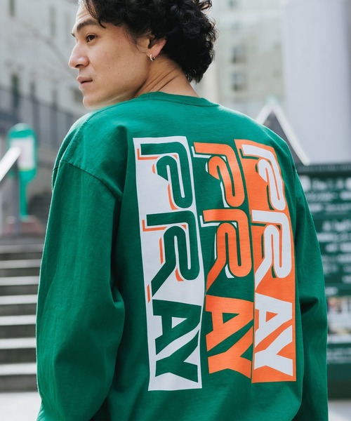POWERS（パワーズ）の「POWERS/パワーズ PRAYPRAYPRAY LS TEE ロゴロンT ロングスリーブ ワンポイント 長袖（Tシャツ/カットソー・メンズ・パープル/ホワイト/グリーン・L/XL/M）」の17枚目の写真